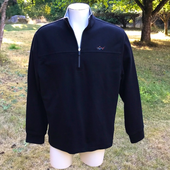 Greg Norman Collection Other - Greg Norman Black Pullover 1/4 Zip Sweatshirt SzXL